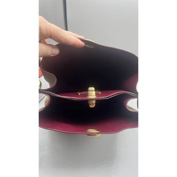 COACH Willow Bucket Bag Signature  Brown Canvas Turn-Lock 10x10x6 Authentic Cert - Picture 16 of 16